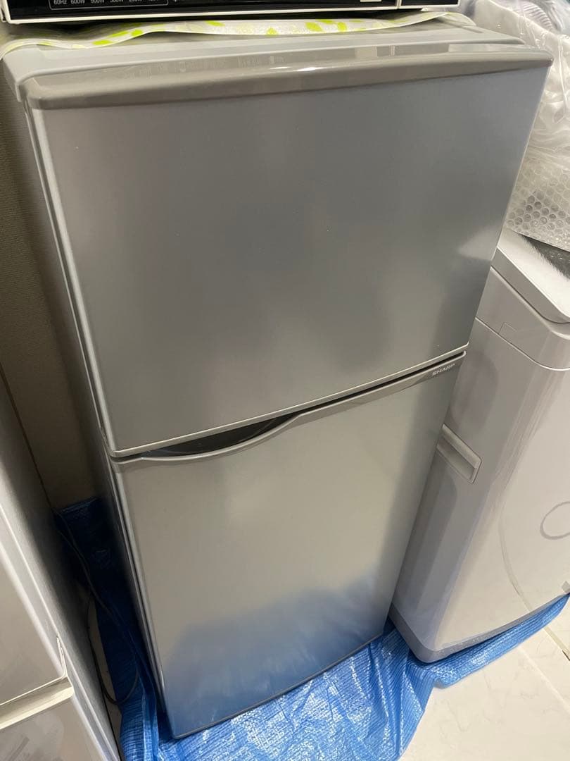 お買得★お取引は3月迄★ SHARP SJ-H12B シルバー冷蔵庫 2ドア