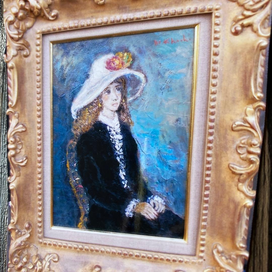 絵画　油絵　油彩画　優美　華麗　美品　アート