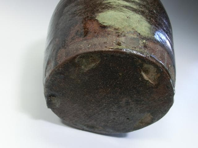 壷■古いお歯黒壷 江戸期 越前焼 古越前 鉄漿壷 水差し 水注 時代物 骨董品■