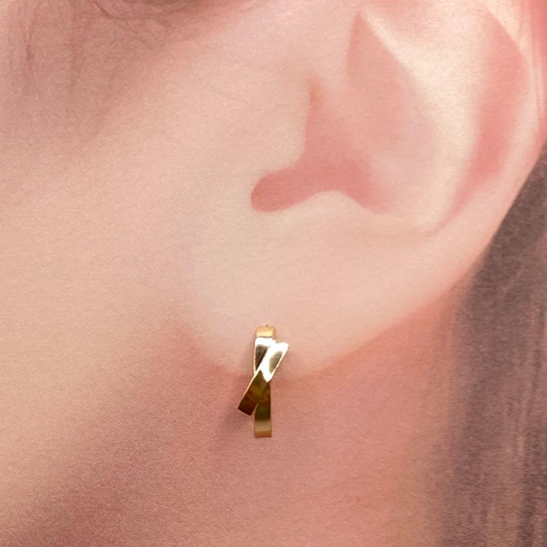 ❤️新品未使用✨即購入OK✨人気10金YG✨両耳用ピアス✨k10刻印あり✨当日発送