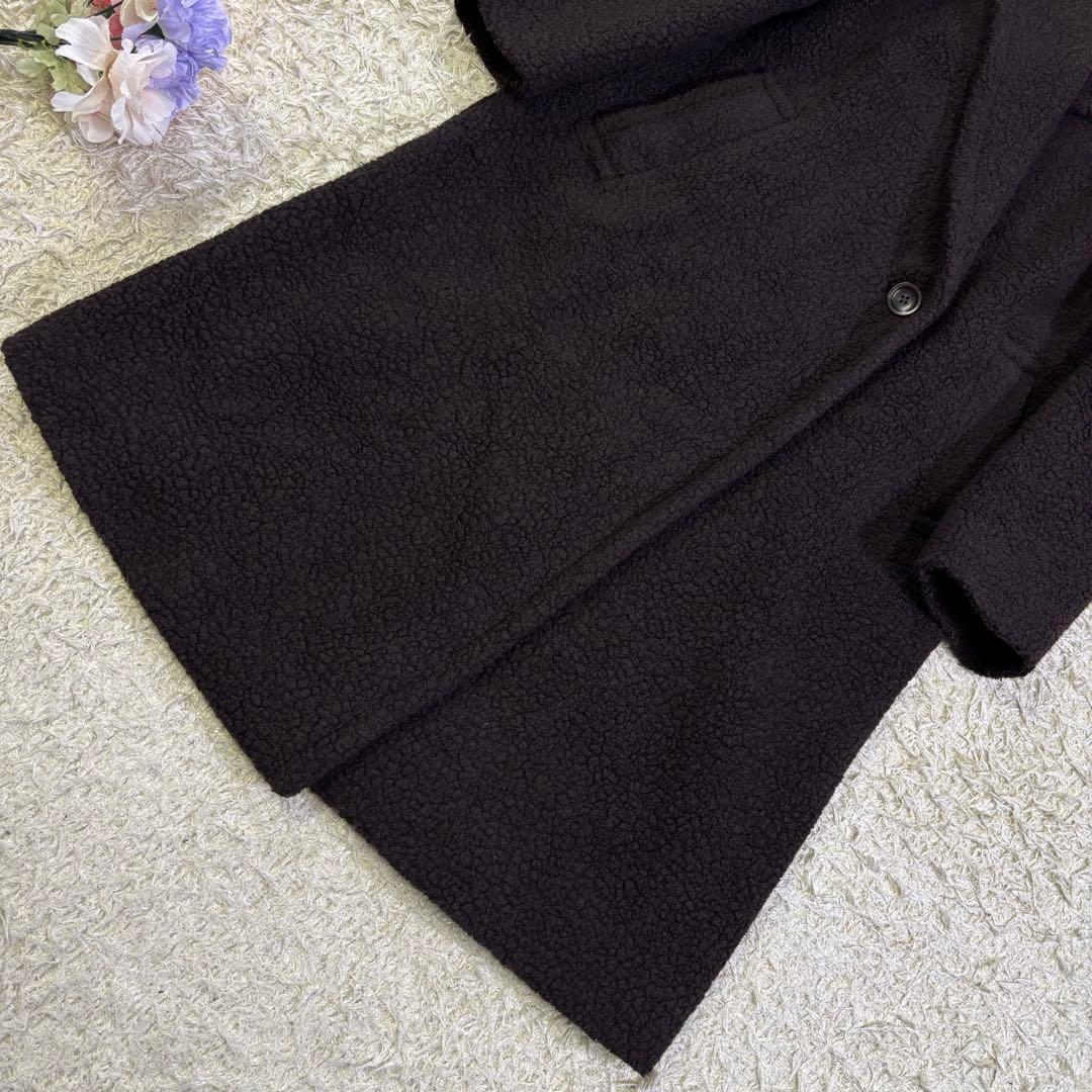 23区　定価6.7万 ウール混 ボアジャージー ドロップショルダー　コート