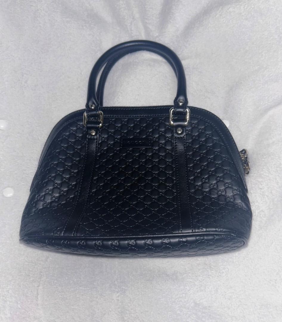 GUCCI グッチ マイクログッチシマレザー 2wayバッグショルダー付き