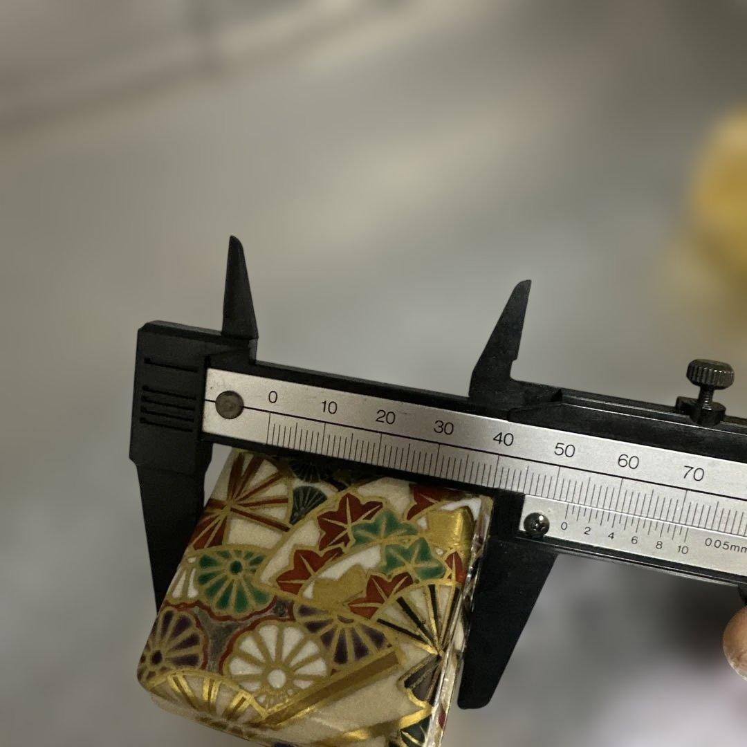 茶道具 乾山写 金彩 茶会 京焼 作家物　陶芸，宮川香雲 金箔琉璃 ニ個まとめ