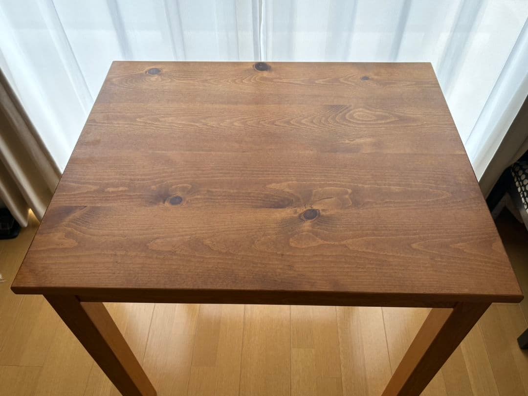 テーブル（80×65cm) /パイン材　無垢