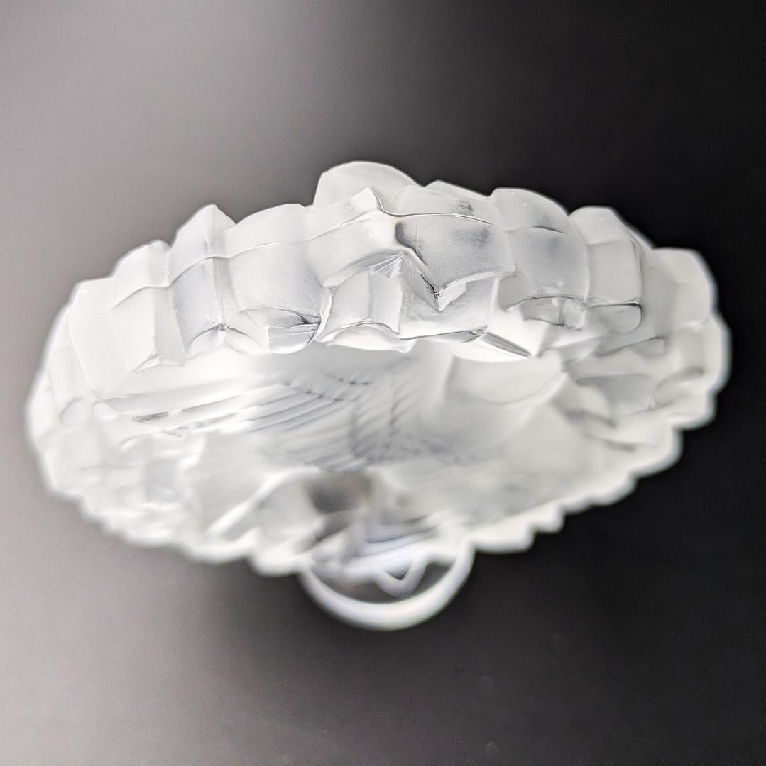 可愛い鳩さん★ラリック DOVE フロスト フィギュリン ペーパーウェイト