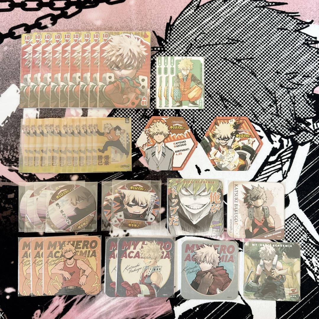 爆豪勝己　まとめ売り　ヒロアカ　トランプ　コースター　アクスタ　フィギュア