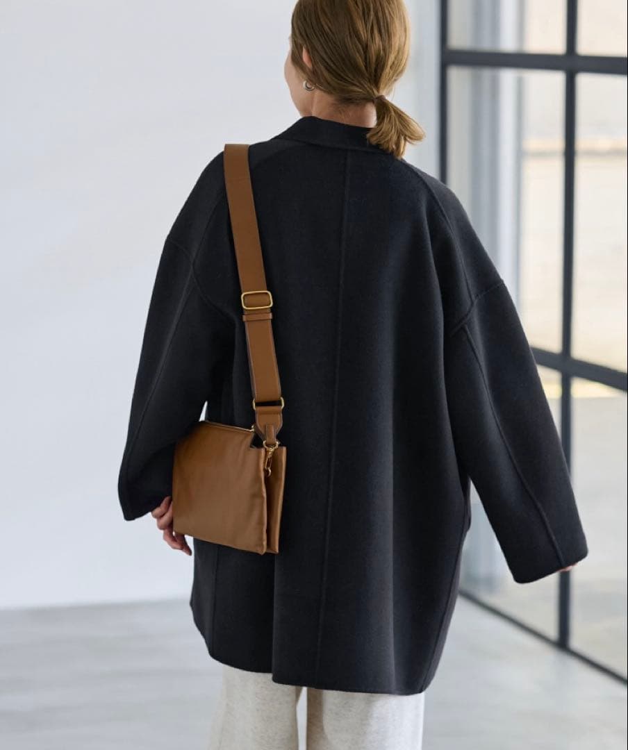 FRAMeWORK　ハミルトンリバーテーラードコート　ブラック　38