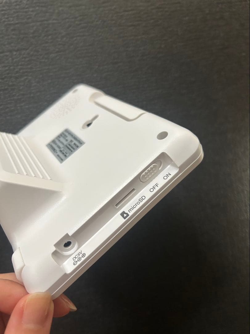 簡易動作確認　MASPRO モニター&ワイヤレスHDカメラセット