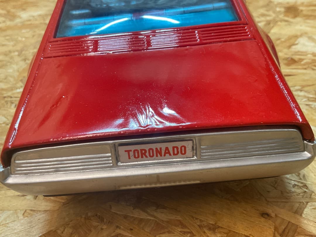 ATC アサヒ玩具 日本製 当時物 TORONADO ブリキ 特大 40cm