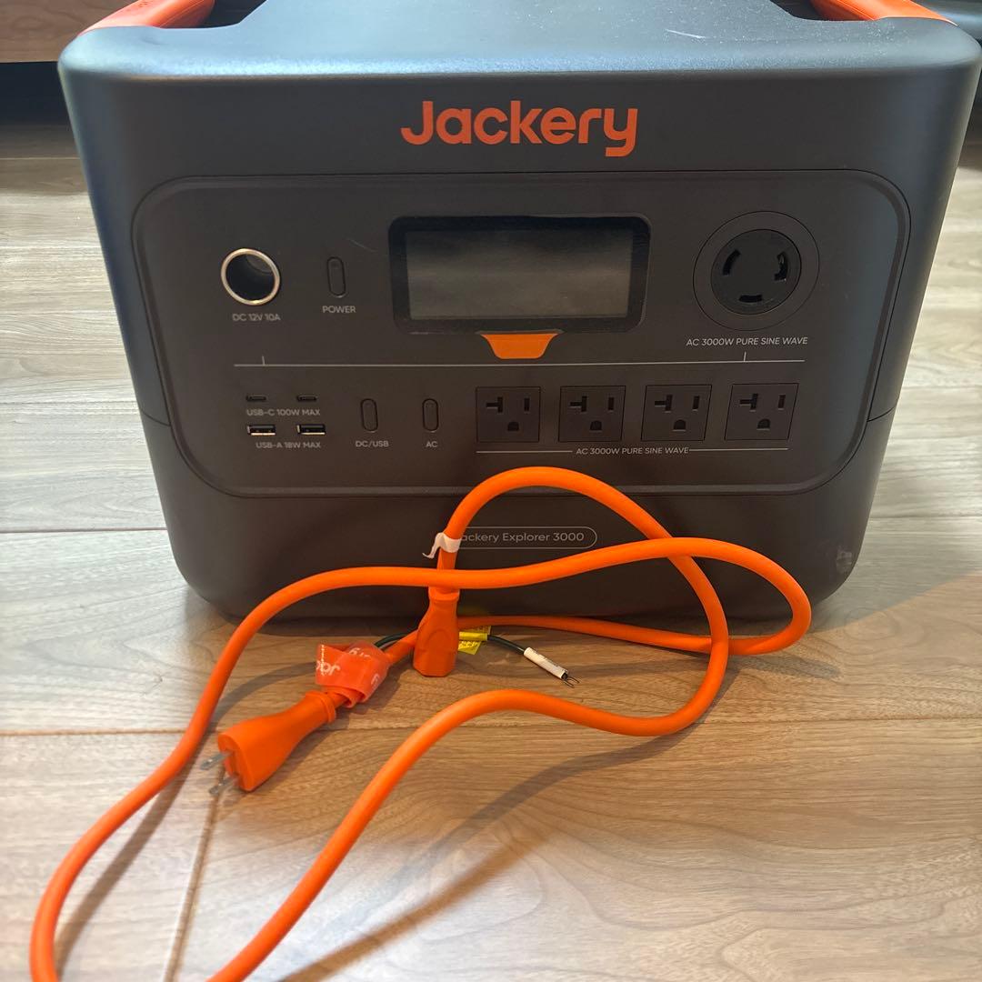 【送料込】jackery ポータブル電源　je-3000b