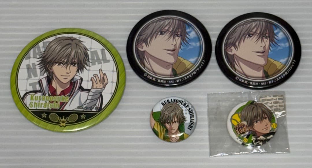 テニスの王子様 白石蔵ノ介 四天宝寺 テニプリ フィギュア 缶バッジ ステッカー