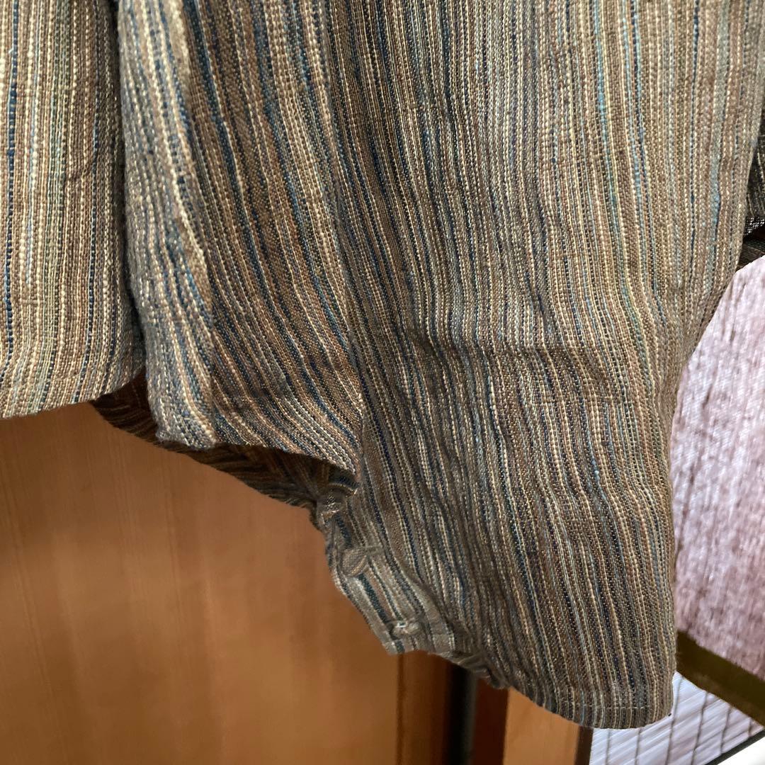 うさとの服　ストライプスカート風サルエルパンツ