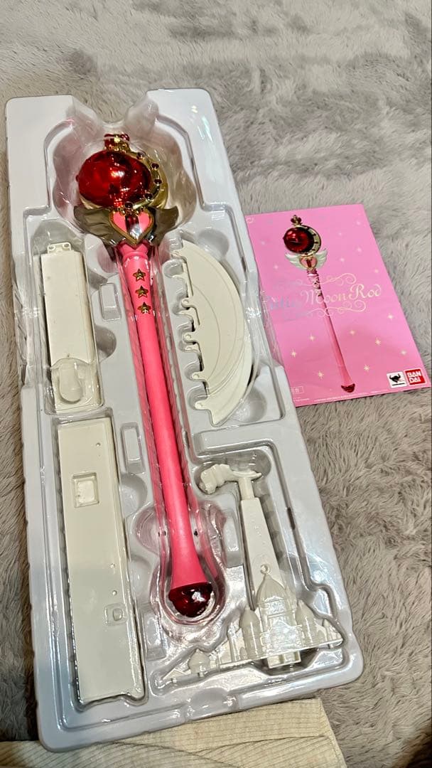 【美品】セーラームーン ムーンスティック ピンク