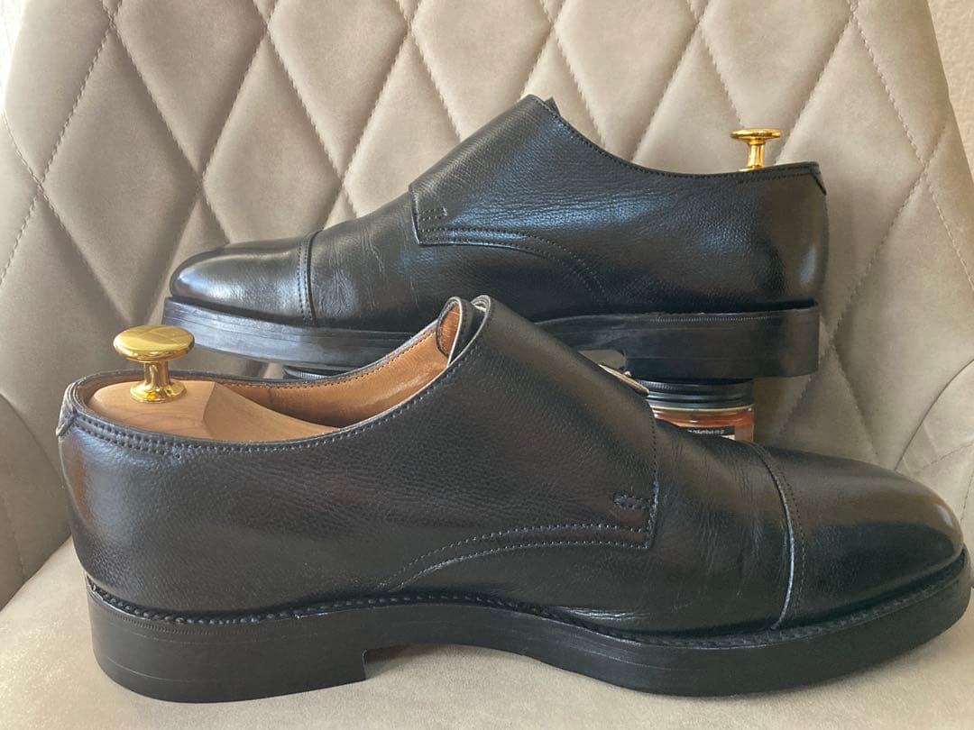 JOHN LOBB ジョンロブ　ダブルモンクストラップ　黒　25cm相当