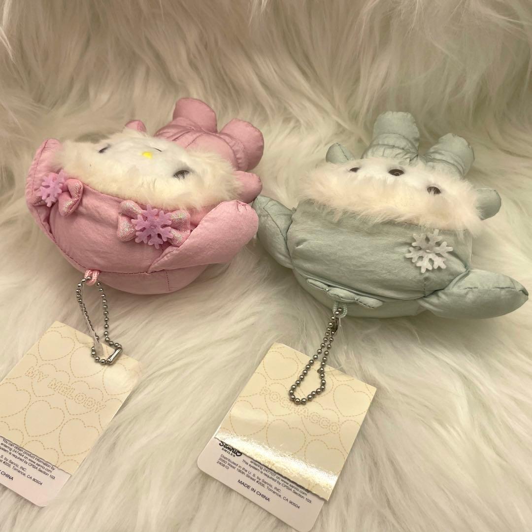 マイメロ　ポチャッコ　クロミ　ポムポムプリン　ぷくぷくウィンター　マスコット