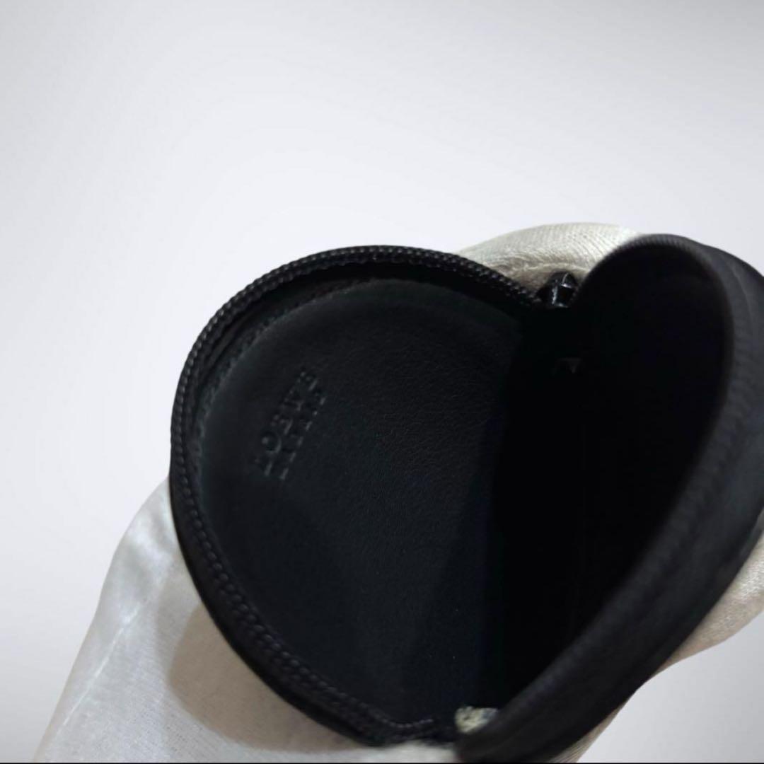 美品　LOEWE ロエベ　ケース　小銭入れ　アナグラム　レザー　ブラック