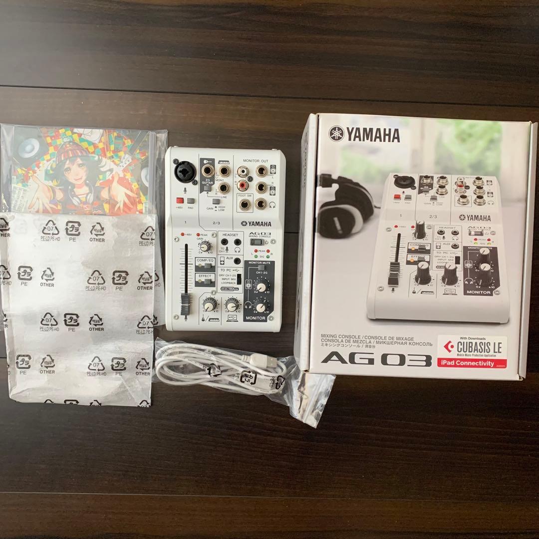 YAMAHAヤマハ AG03 オーディオインターフェイス