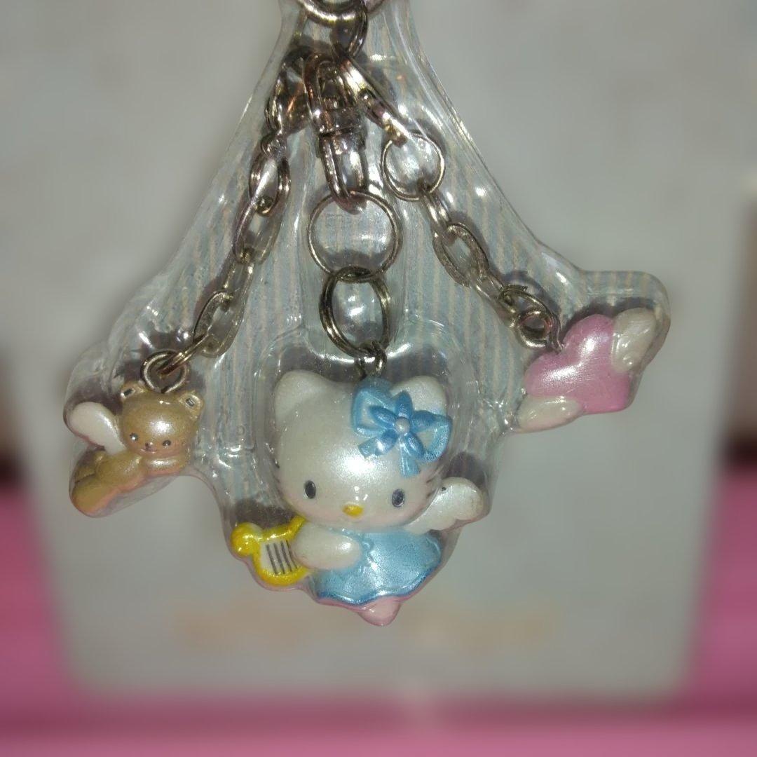 ★サンリオ ★エンジェルキティ チェーンマスコット　三連キーホルダー　超レア♡♡