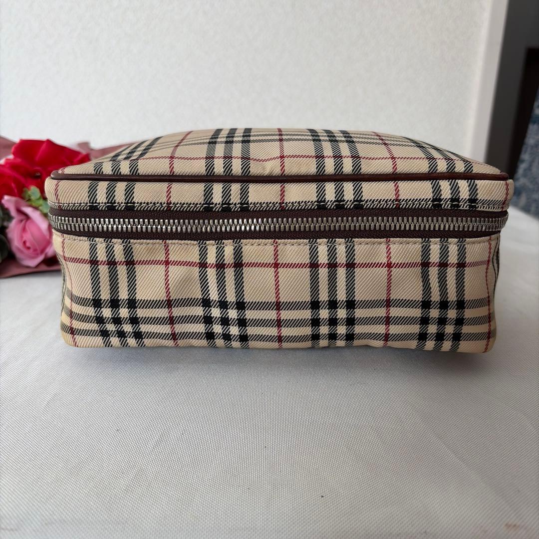 豪華 BURBERRYバーバリー ノバチェック柄 ビジネスケース×ポーチ セット
