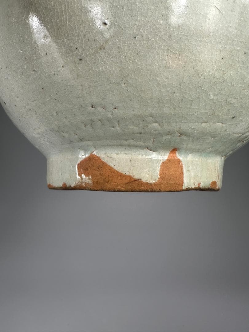 韓国美術　李朝時代　白磁　大徳利　大花瓶　堅手　時代　古物保証　朝鮮古陶磁