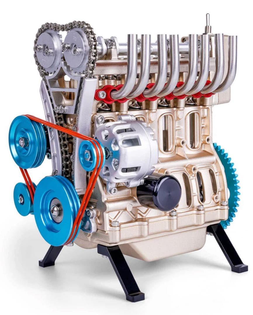 土星エンジン直列4気筒エンジンモデル　フルメタル組み立てキット ホビー