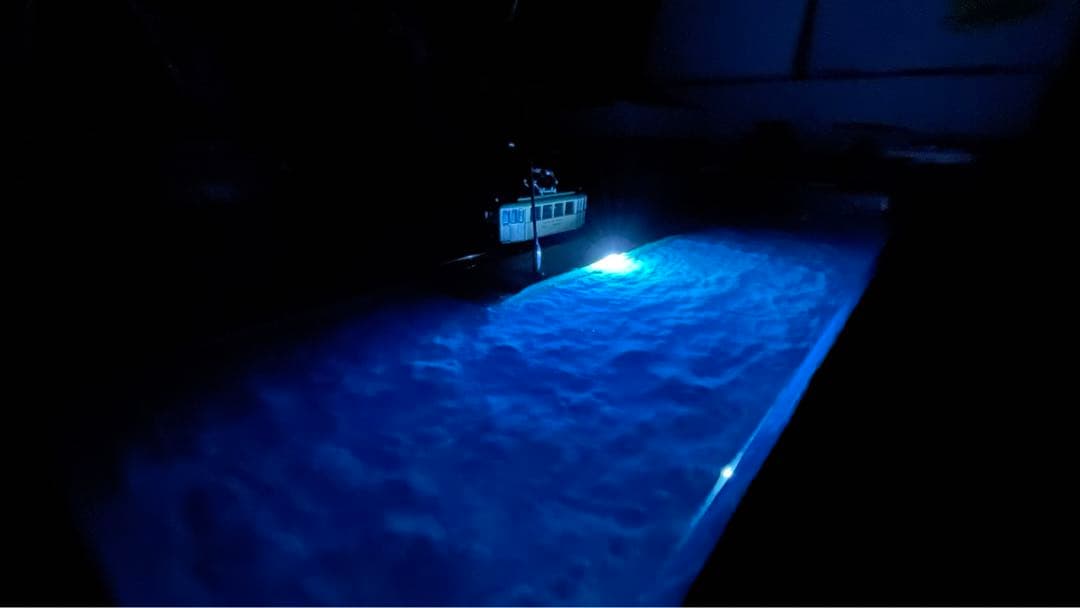 千と千尋の神隠し風　海原鉄道　ジオラマ