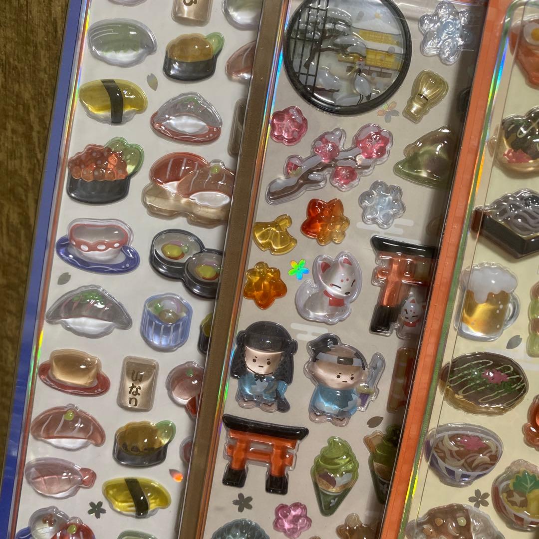 【正規品】和柄　ボンボンドロップシール　7点セット　匿名配送　クーリア