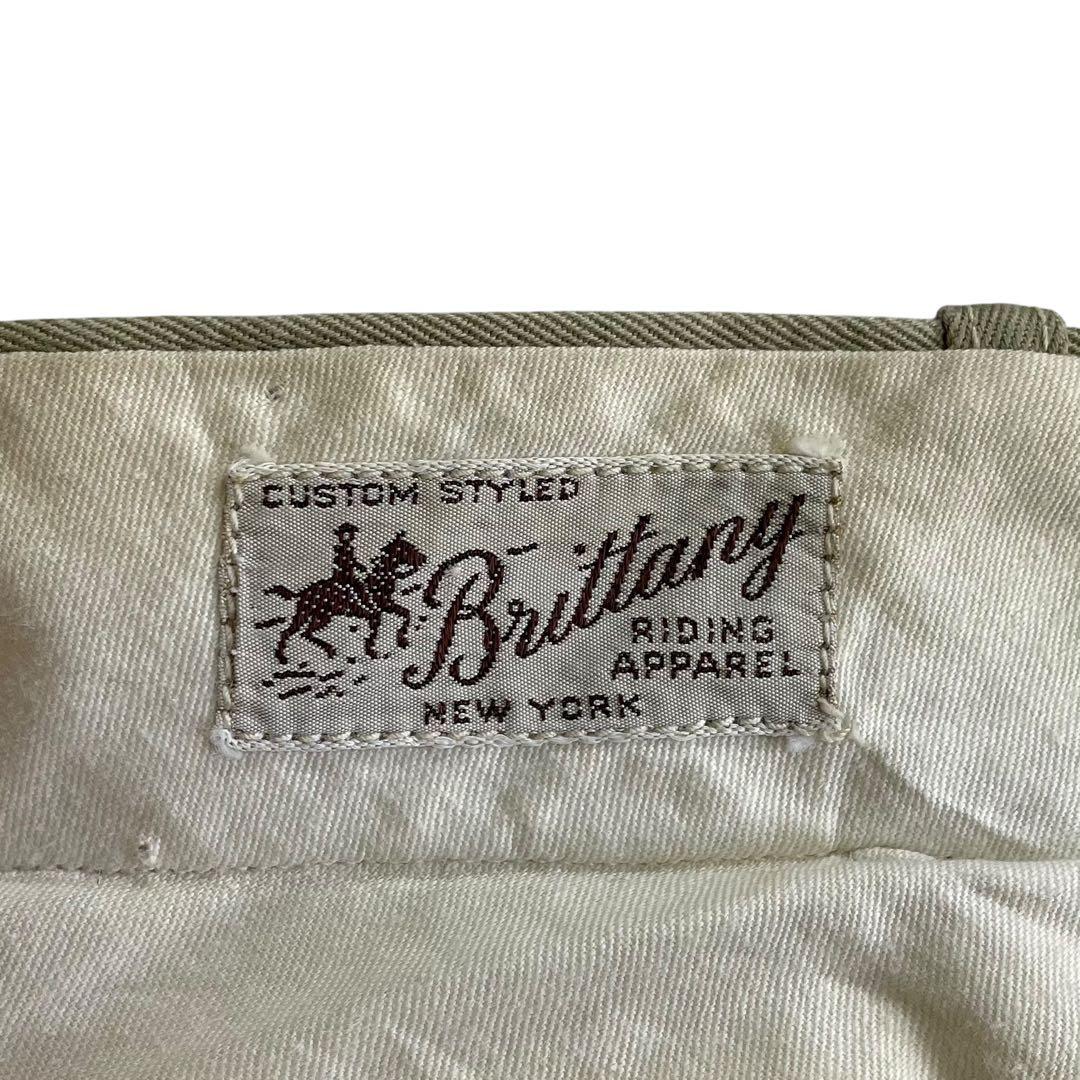 50s 60s USA製 チノ ジョッパーズパンツ ベージュ カーキ