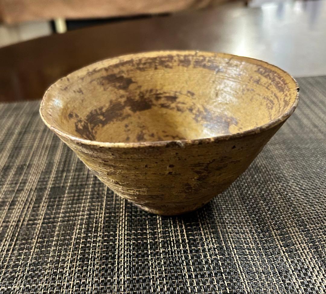 黄伊羅保茶碗　抹茶茶碗　茶道具