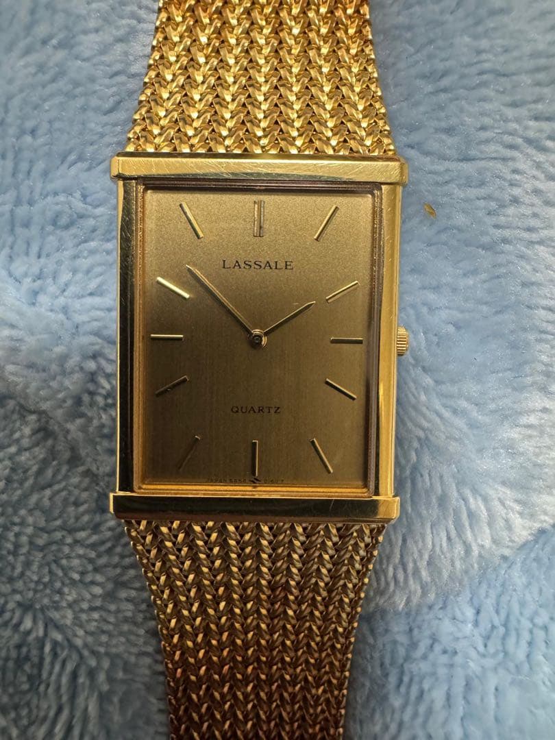 LASSALE クォーツ 腕時計 ゴールド