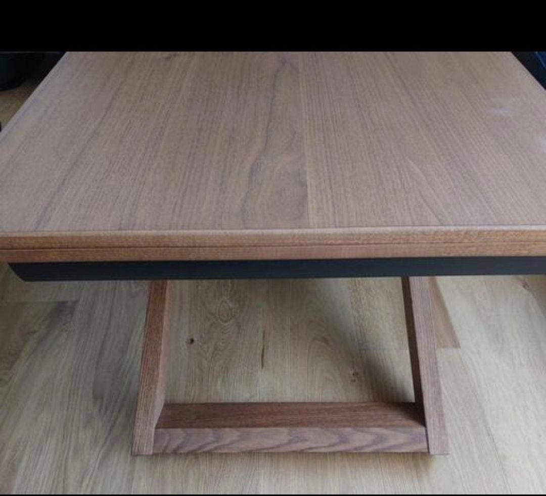 木製ダイニングテーブル モダン　カリガリス　ソットソプラ　ウォルナット可変式