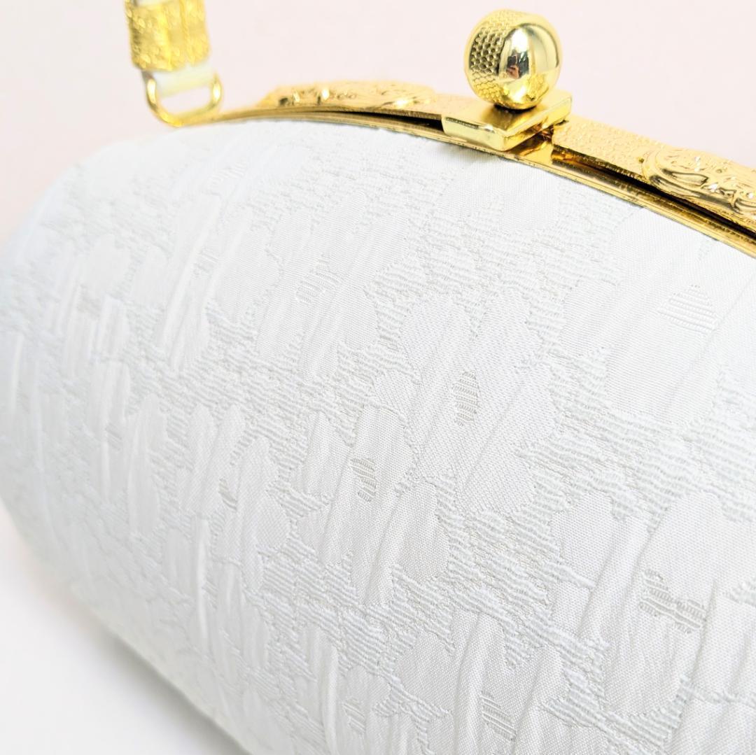 ふくれ織 草履 バッグ セット 緑 グリーン ゴールド フリーサイズ u33-4