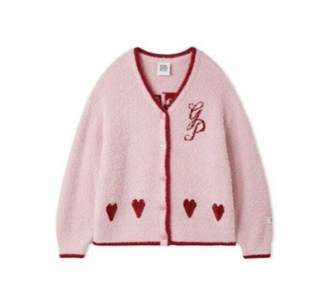 ジェラートピケ ラメフェザーカーディガン【PNK】