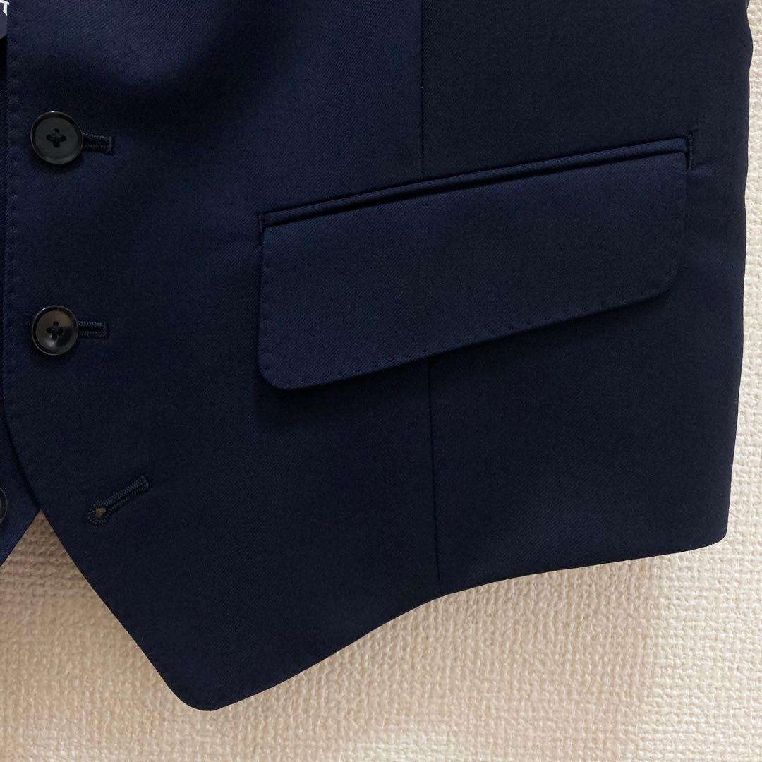 ジレ　オッドベスト　ウール　エルメネジルドゼニア　エレクタ　ネイビー　秋冬春