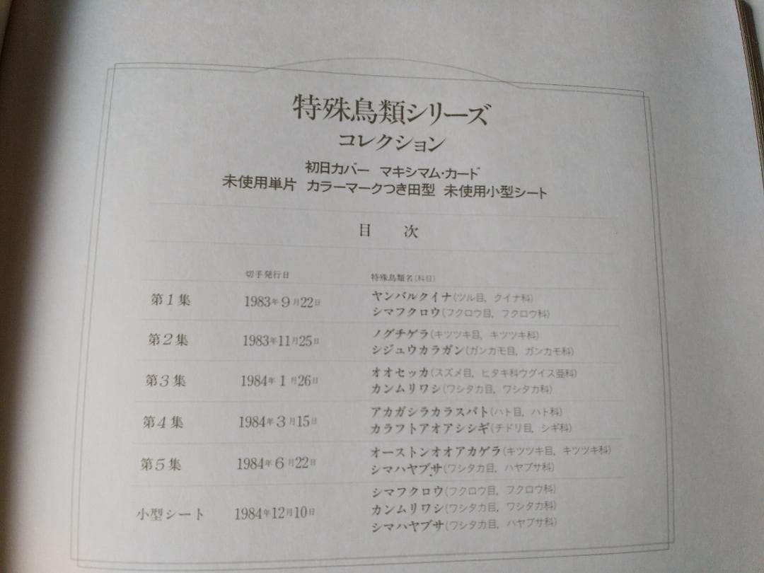 初日カバー マキシマムカード 特殊鳥類シリーズ切手コレクション 22通 新品