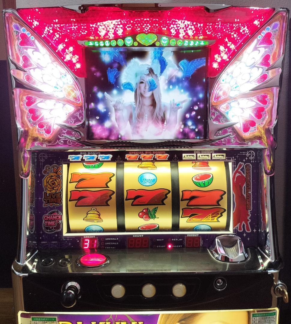 【パチスロ実機】SANKYO★パチスロ 倖田來未２【不要機付】