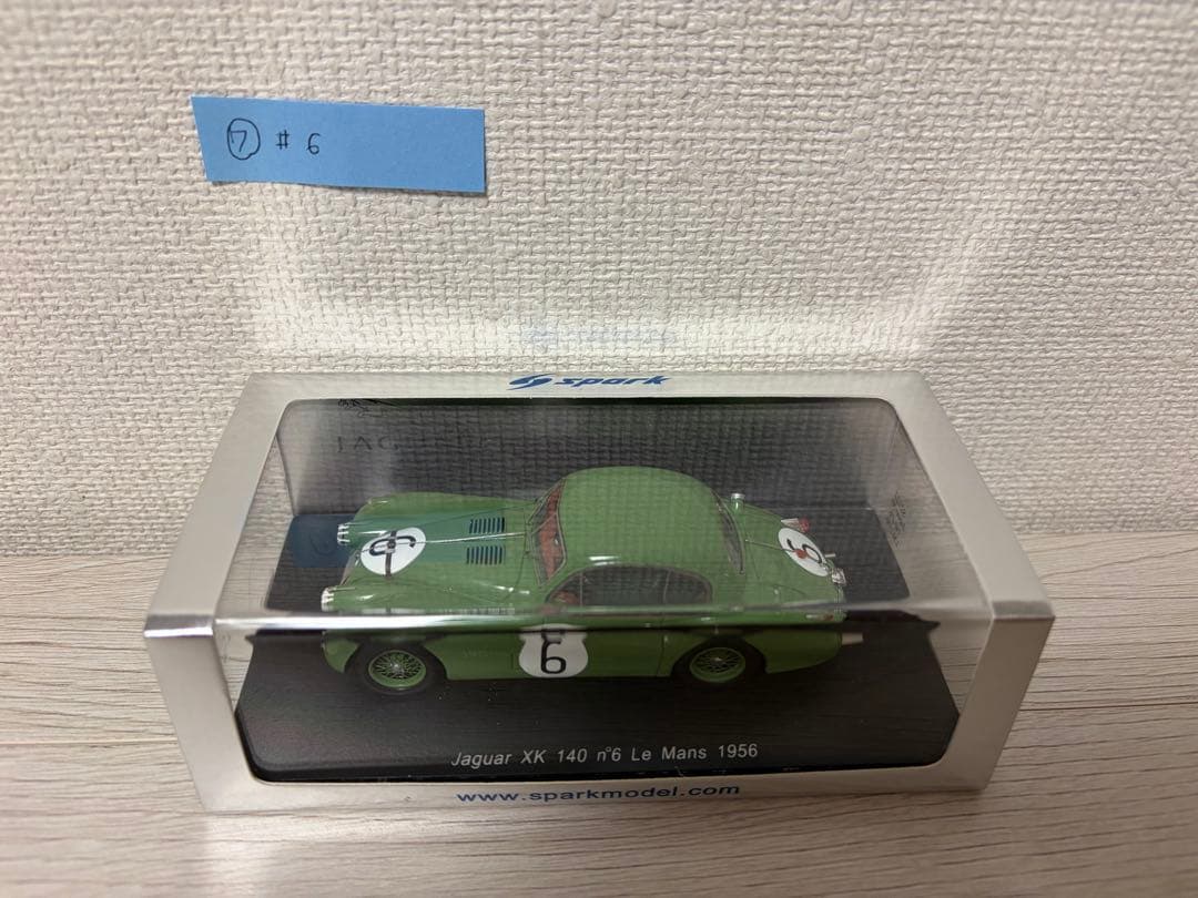 Jaguar XK '140 #6 Le Mans 1956 ミニカー