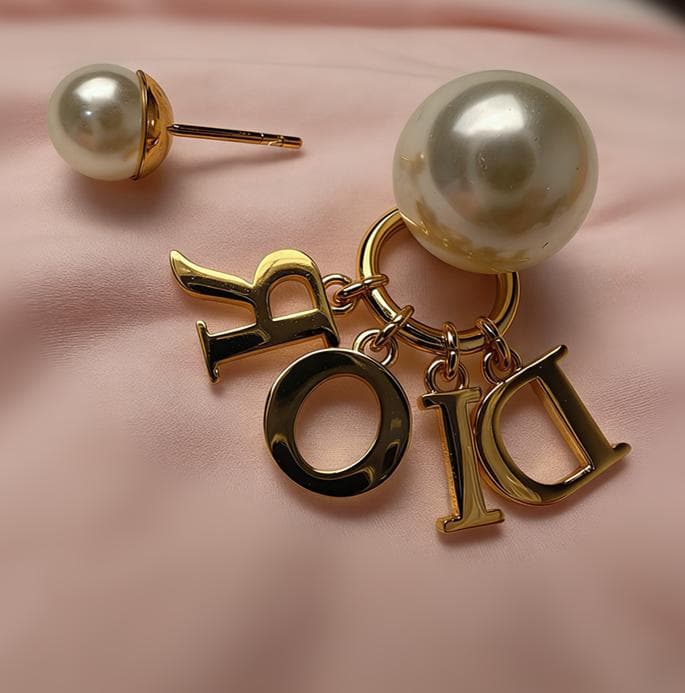 Dior Tribales ゴールド ピアス パール