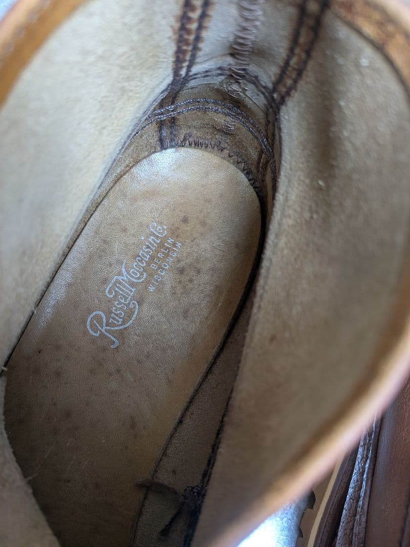 靴 RUSSELL MOCCASIN MOC BOOTS