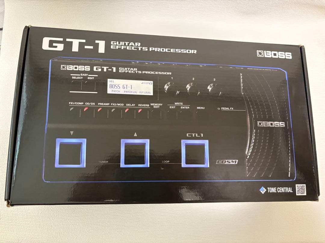 BOSS GT-1 マルチエフェクター 純正アダプター付きセット