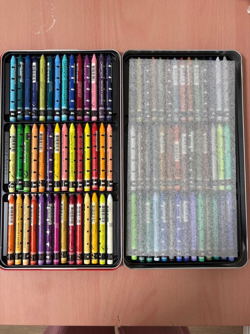 CARAN d’ACHE カランダッシュ 84色 ネオカラーⅡ パステル水溶性