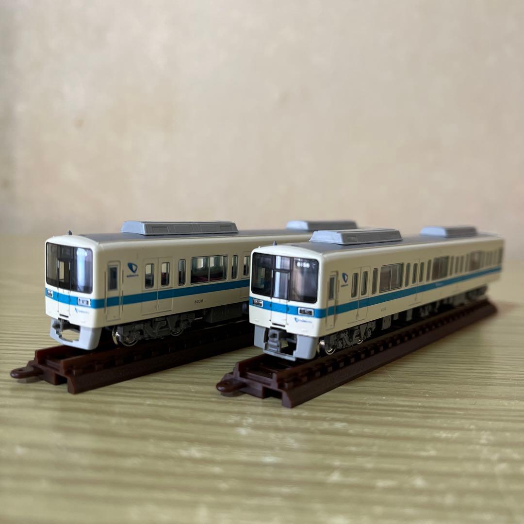 Nゲージ　小田急8000形(更新車　白ライト)6両編成(動力付き)4両編成