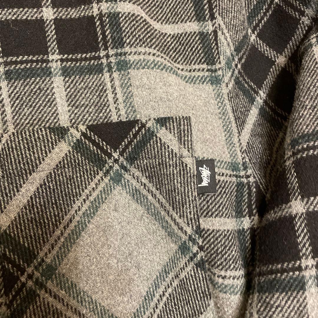 Stussy チェック柄 フランネルシャツ M