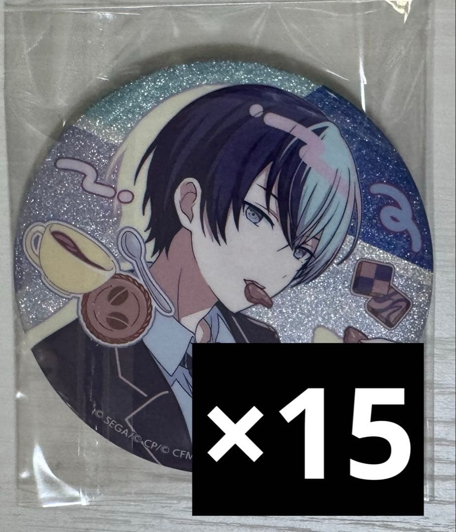 プロセカ グリッター缶バッジ 青柳冬弥 バースデー