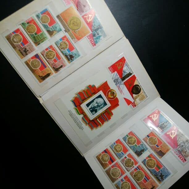 ソビエト連邦設立60周年記念切手