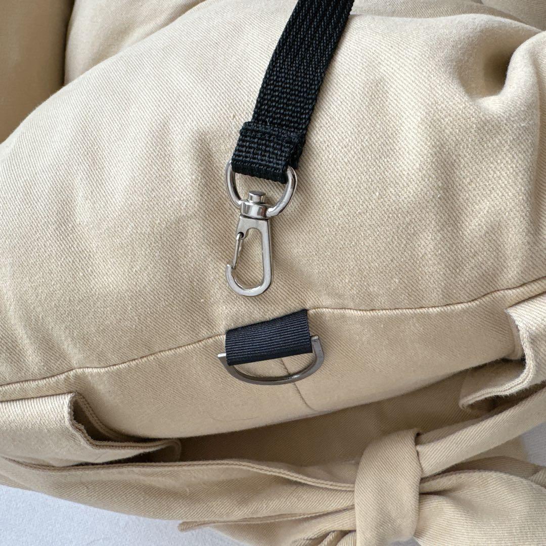 【DOUBLE COMMA】multi cushion bag ベージュ