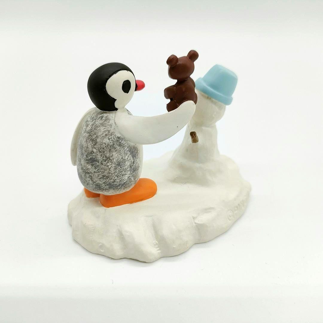 ピングー ポリレジン マスコット ピンガと雪だるま