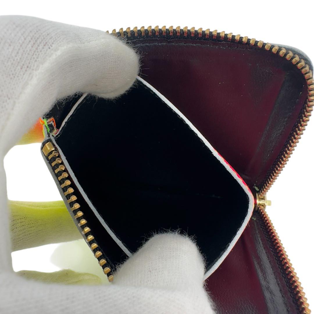 コムデギャルソンSA3100SF レザー SUPER FLUO ケース