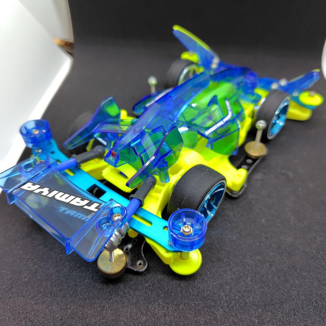 ミニ四駆完成品　シューティングプラウドスタークリアーブルースペシャル