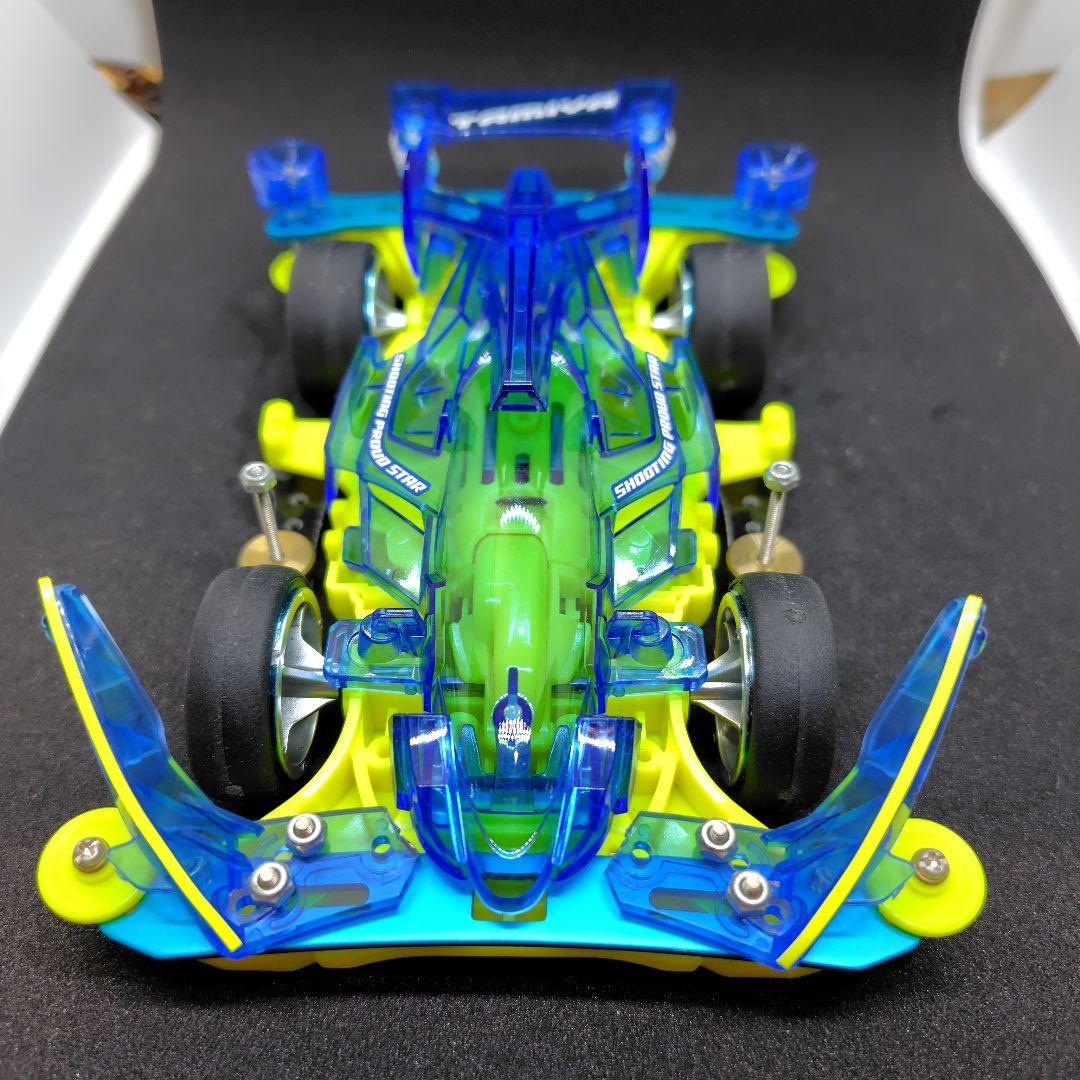 ミニ四駆完成品　シューティングプラウドスタークリアーブルースペシャル
